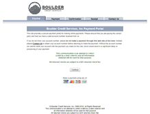Tablet Screenshot of bouldercredit.123fastpay.com