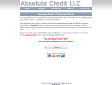 Tablet Screenshot of absolutecredit.123fastpay.com